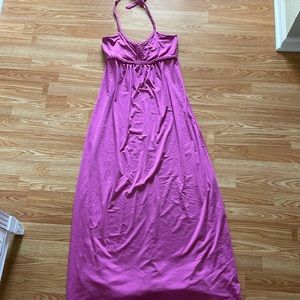 Halter maxi dress